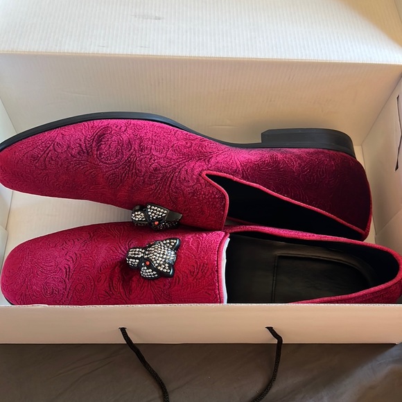 Men Aldo loafers (burgundy) - Picture 1 of 3